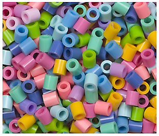 1000 Pastel Mix Perler Beads