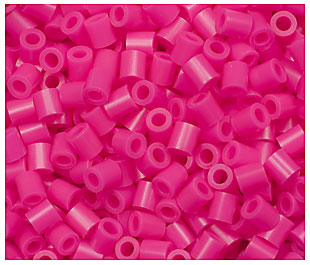 1000 Magenta Perler Beads