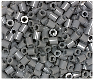 1000 Dark Grey Perler Beads