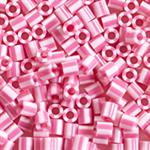 1000 Pink Candy Stripe Perler Beads