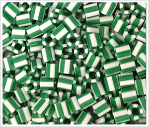 1000 Spearmint Stripe Perler Beads
