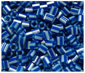 1000 Royal Blue Pearl Stripe Perler Beads