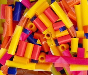 Tropical Beads 'n Rods Mix - 250 pieces