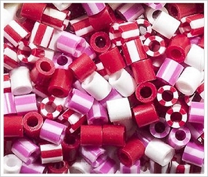 1000 Luv Stripe Mix Perler Beads
