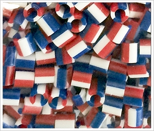 1000 Patriotic Stripe Perler Beads
