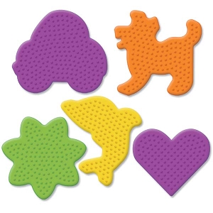 Small Fun Shaped Pegboards: 5 Ct