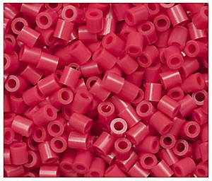 1000 Red Perler Beads