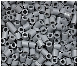 1000 Grey Perler Beads