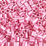 1000 Pink Candy Stripe Perler Beads