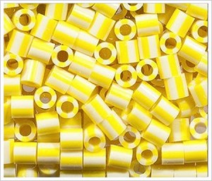 1000 Buttercream Stripe Perler Beads