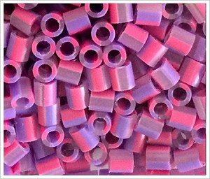 1000 Cherry Blossom Stripe Perler Beads